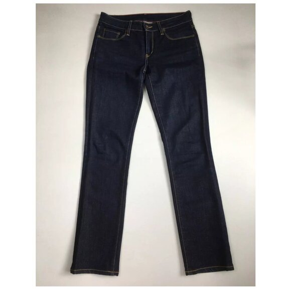 RALEIGH Hand Crafted North Carolina US Dark Wash Straight Leg 5 Pocket Jeans - Picture 1 of 16